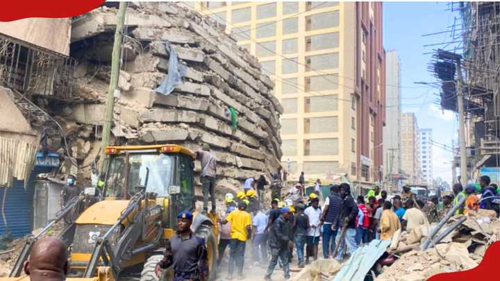 Eastleigh Building Collapse: Rescuers Race Against Time to Find Survivors, Police Lob Teargas