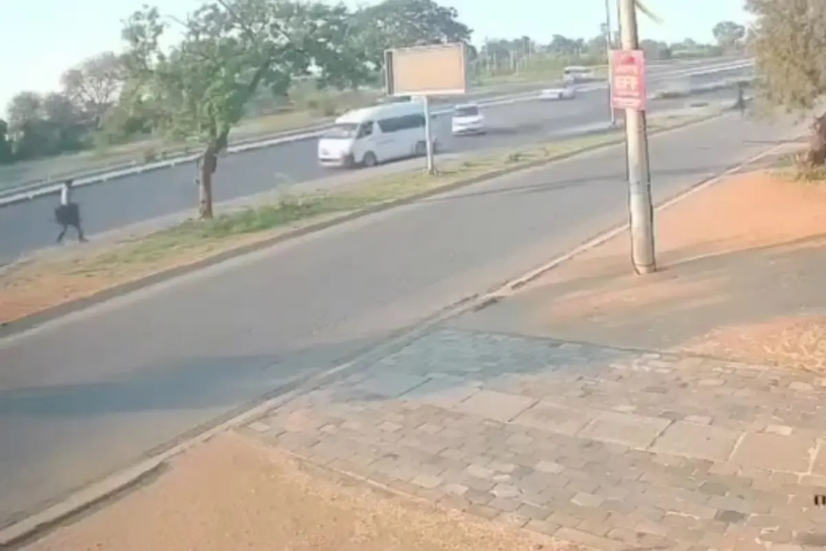 CCTV Captures Speeding Polo Slamming into Taxi on R510 in Rustenburg