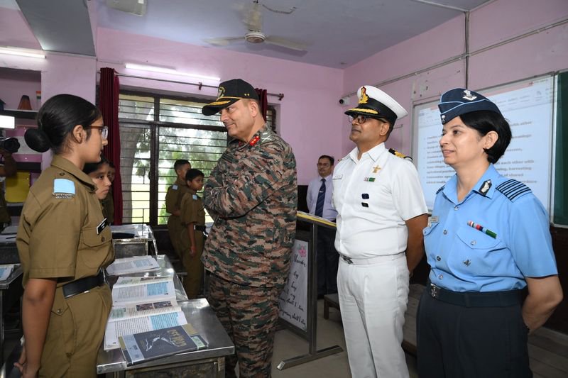 Sujanpur Sainik School students urged to uphold values