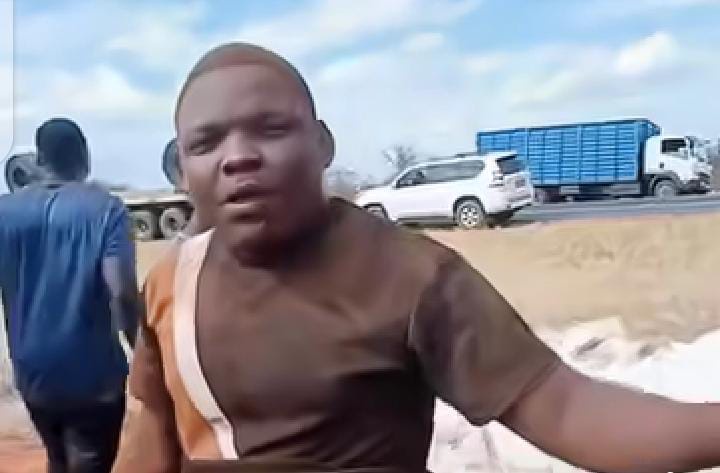 “I Thought It Was Over” – Dust-Covered Truck Driver Narrates How He Survived Horror Crash