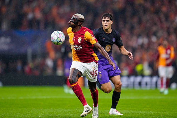 GAL 1-4 BAR: Players Responsible For Galatasaray Defeat As Osimhen Struggled to Make An Impact