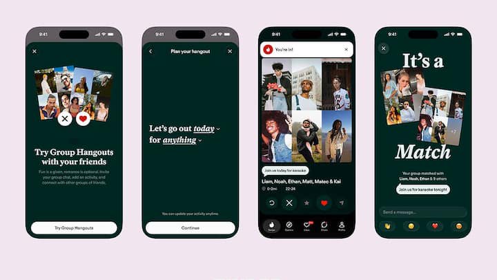 Tinder introduces Group Hangouts, turning group plans into a new way to connect