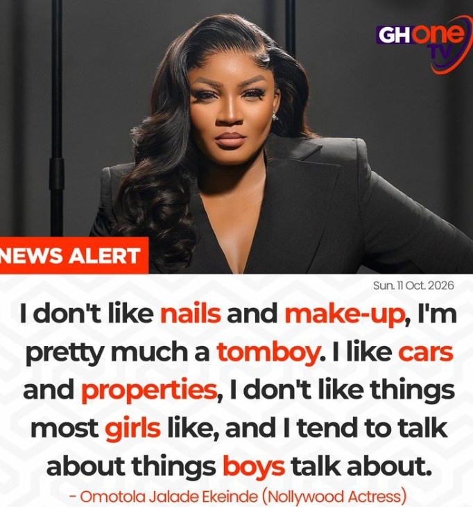 I’m a Tomboy Who Loves Cars and Properties, Not Nails and Make-Up – Omotola Jalade Ekeinde