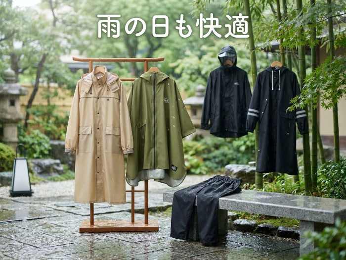 通勤・通学がはかどる！雨の日の相棒レインウェア5選