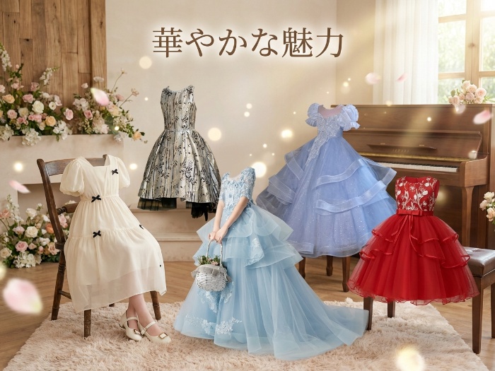 小さなプリンセスのための特別なドレス特集