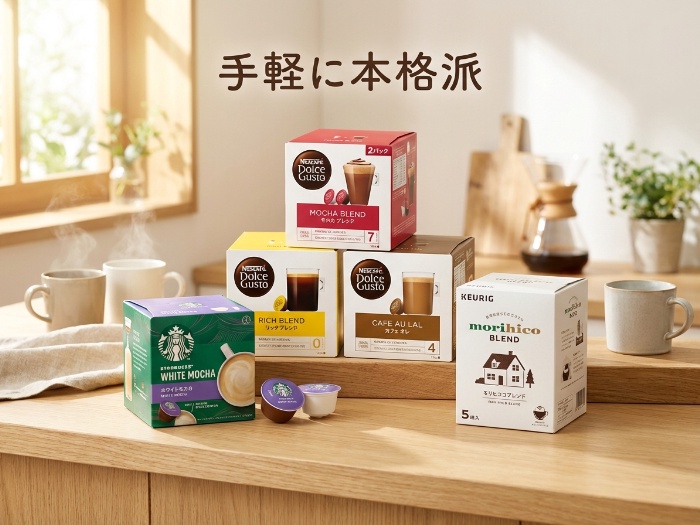 おうちカフェを手軽に楽しもう！カプセルコーヒーで心地よいひとときを
