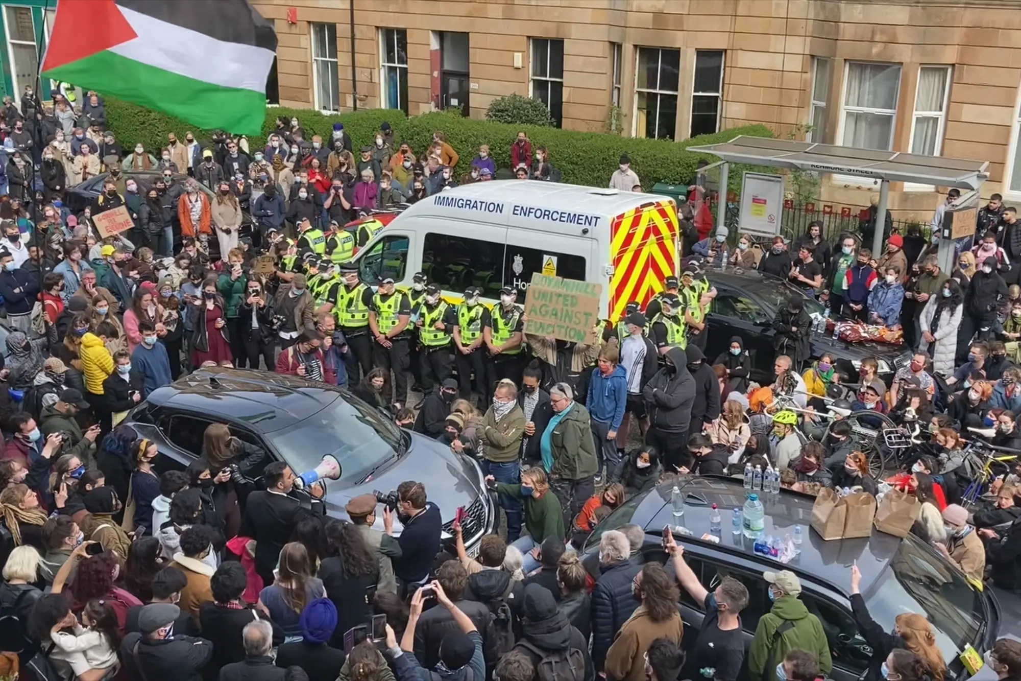 Watch an impromptu Scottish protest go viral in the inspiring ‘Everybody to Kenmure Street’