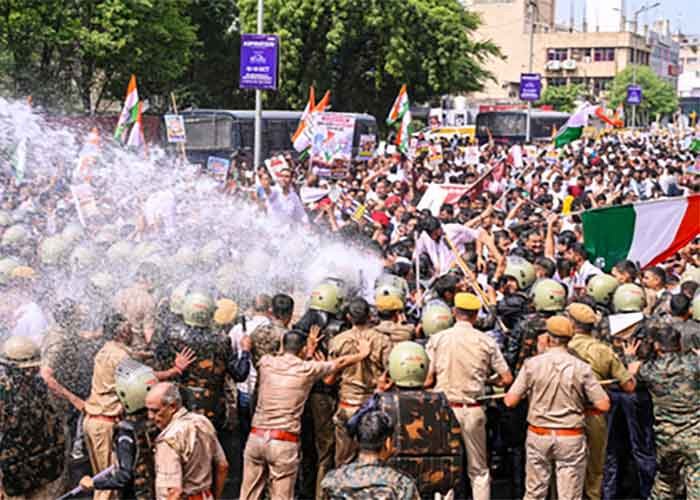 Congress Stages Protest in Jaipur Over Alleged Vote Theft, Electoral Roll Irregularities