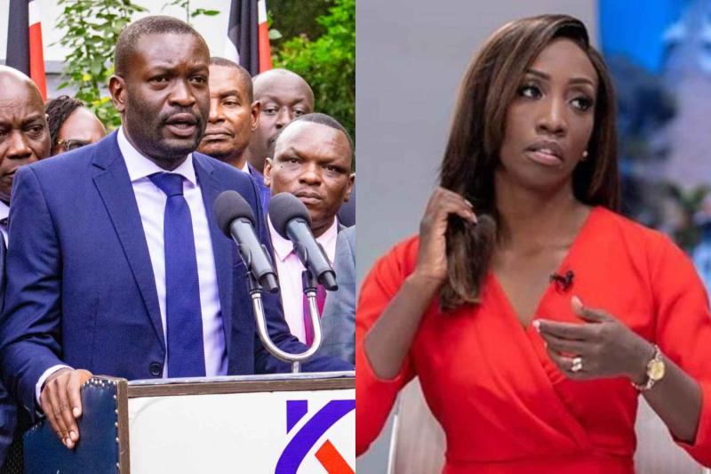 “One of the Best to Ever Do It;” Sifuna Hails Yvonne Okwara After Her Sign Off From Citizen TV