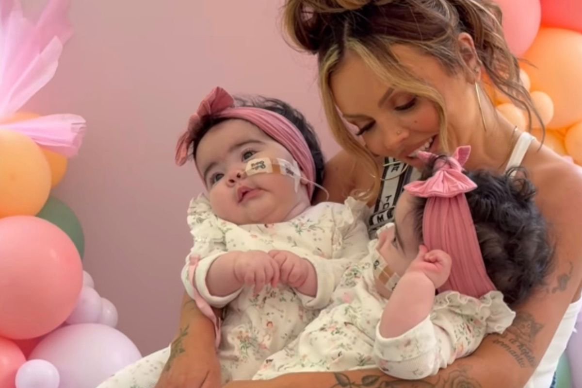Jesy Nelson’s twin daughters back in hospital after receiving horror diagnosis
