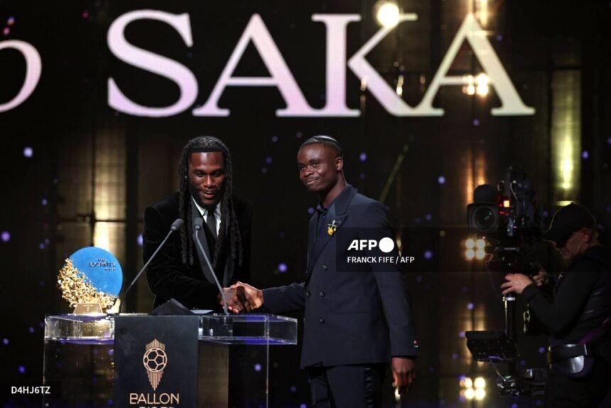 Burna Boy becomes first African artiste to present Ballon d’Or Socrates Award