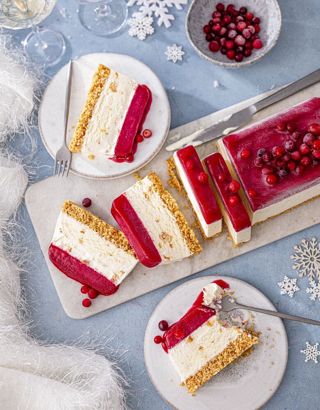 This prep-ahead cranberry and amaretto terrine is the perfect festive pud when you want minimum fuss on the big day