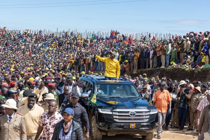 Ruto launches, inspects projects in West Pokot as North Rift tour enters day 3