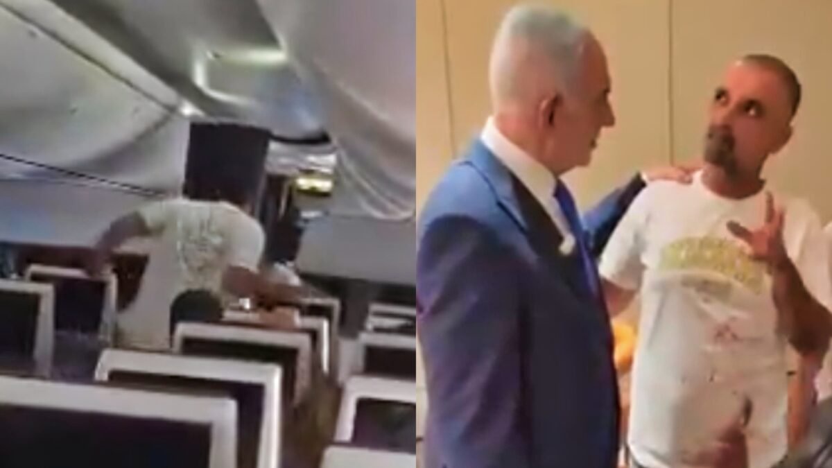 Hero Who Put Terrorist Pilot In Chokehold, Leveled The Plane & Saved Everyone’s Life On Hijacked Flydubai Flight Tells Israeli PM Benjamin Netanyahu How He Did It While Wearing His Blood-Stained Shirt [VIDEOS]