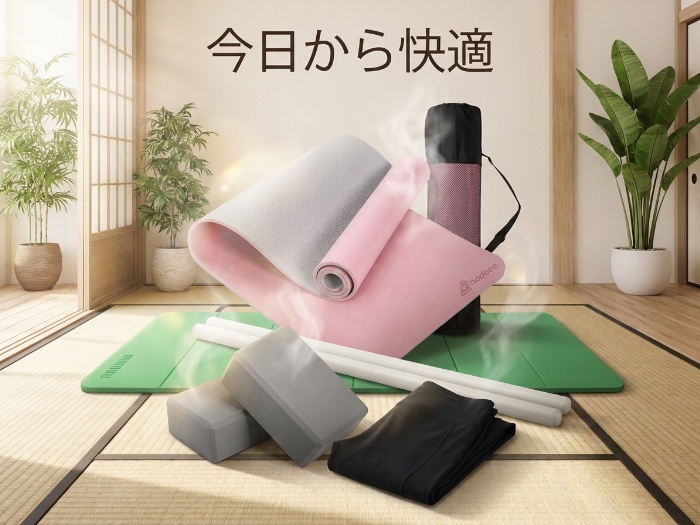 持ち運び派もおうち派も。ヨガ時間がもっと心地よくなる厳選5アイテム