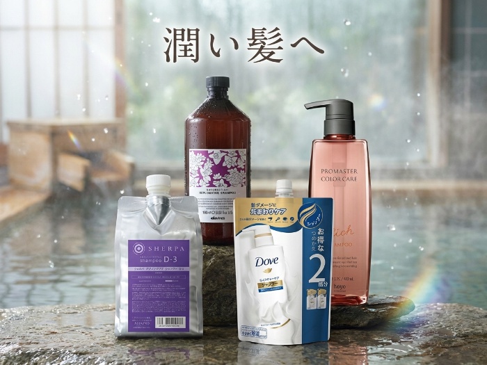 髪が喜ぶ！注目のシャンプー特集