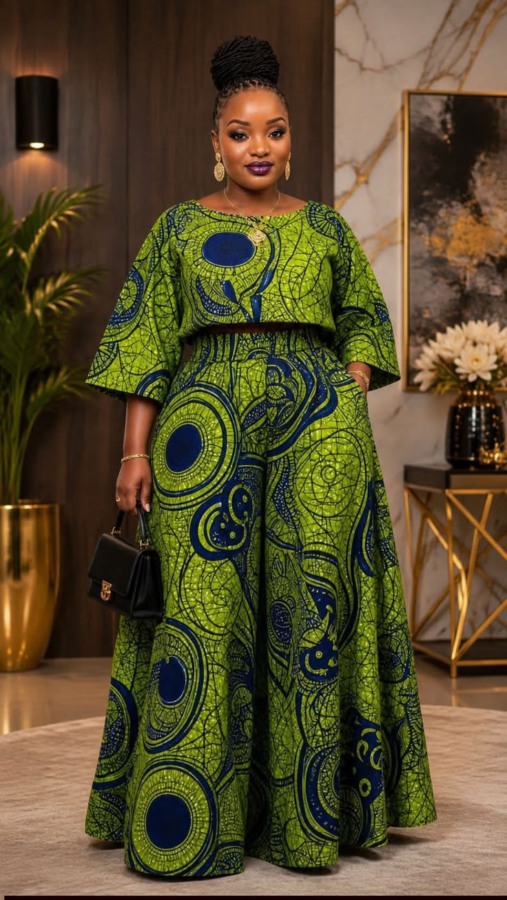 Beautiful Ntoma and Ankara Combination Styles That Are Trending Among African Women