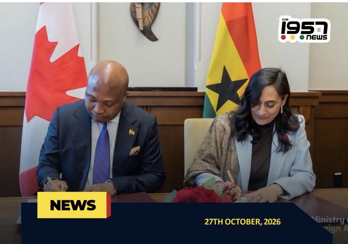 Ghana And Canada Sign Letter Of Intent To Deepen Cooperation In Trade, Mining, Aviation And Defence