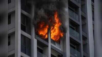 Fire breaks out in a 22nd-floor flat at Balewadi
