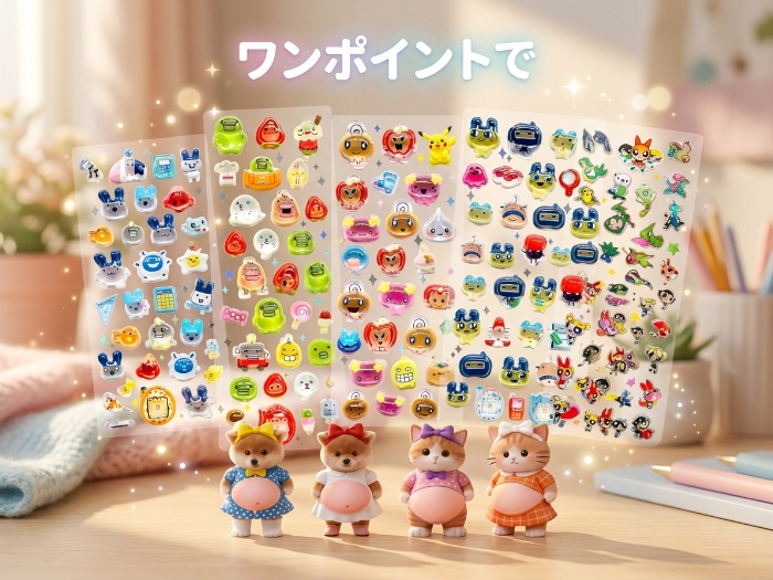 個性を引き立てる！おしゃれなシール特集