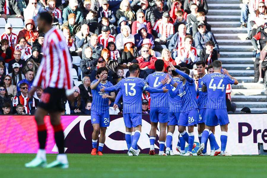 A 10, Brighton poursuit son impressionnant début de saison avec une victoire arrachée à Sunderland