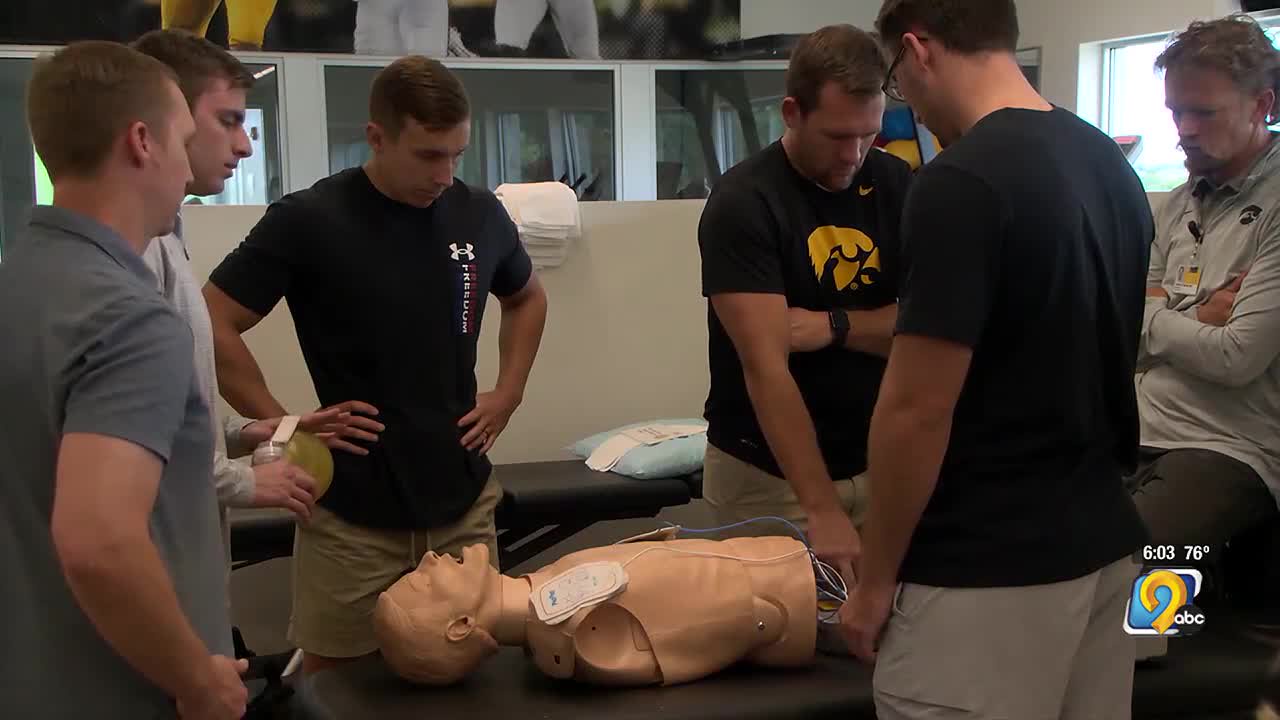 Emergency Sideline Care Training by UI Sports Medicine Ensures Rural Game Safety