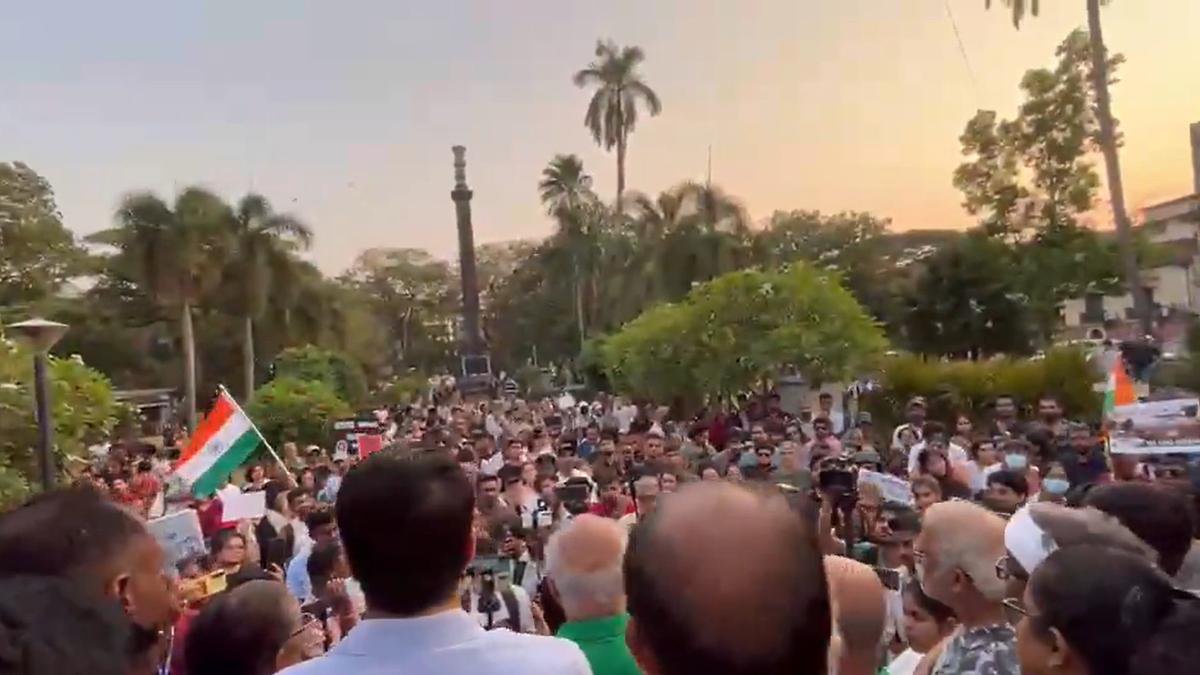 CJP protest in Goa: Police detain several demonstrators, block entry to Azad Maidan