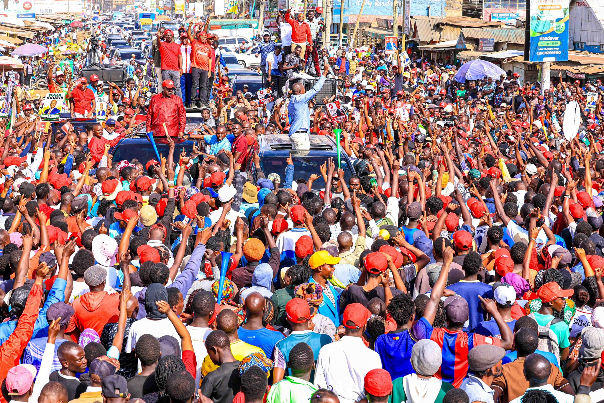Crowd Erupts as Opposition Chief Introduces Mosiria in Rongai Day After He Was Fired By Sakaja~Video