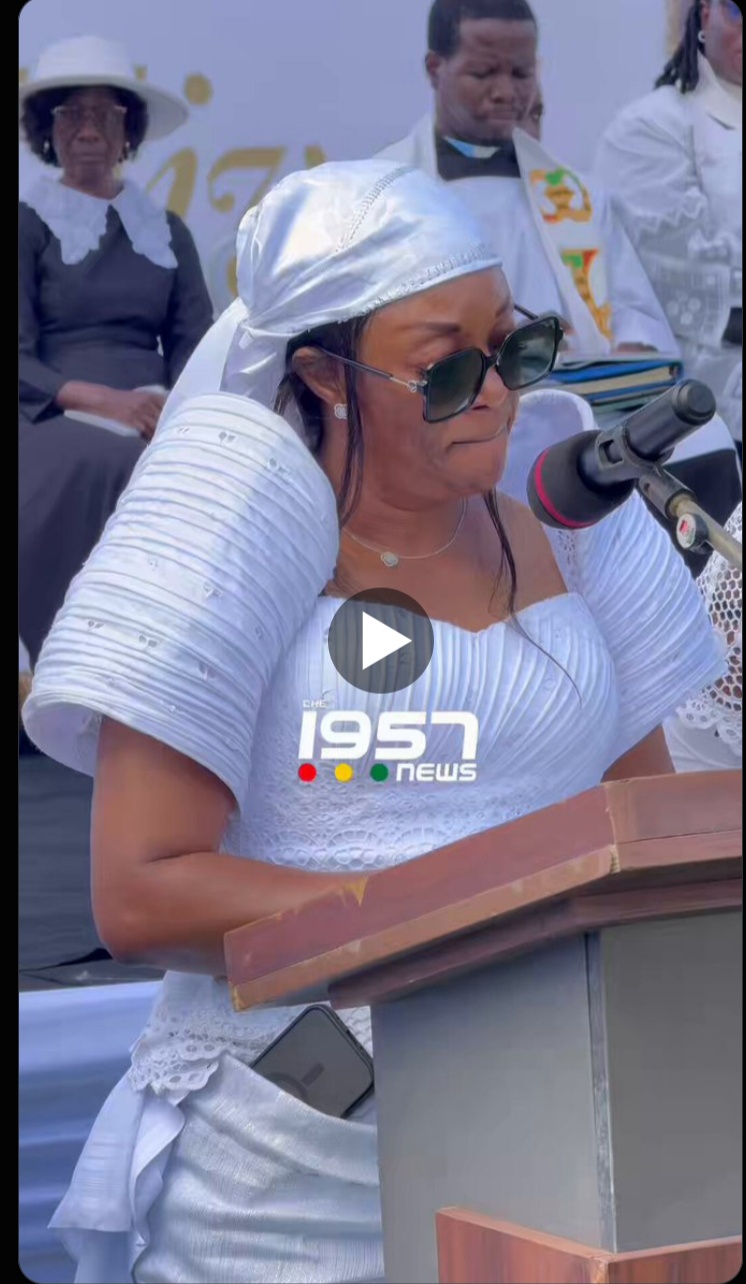 We Must Learn to Live Without Our Mother: Grace Nortey’s Daughter Breaks Silence at Funeral