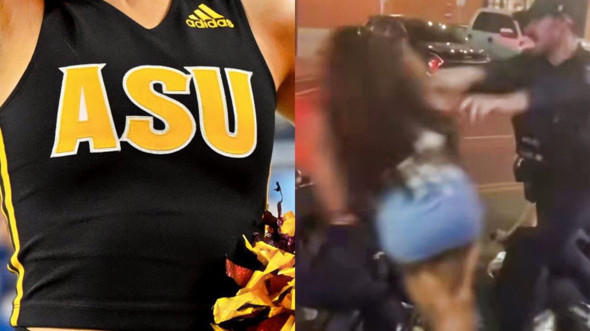 Arizona State Cheerleader Charged Months After Bodycam Footage Showed Her Being Punched & Thrown To Ground By Cop