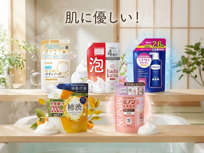 ナチュラル派必見！心地よいボディウォッシュで毎日リフレッシュ
