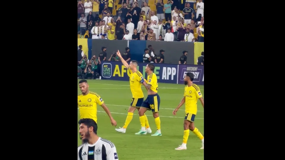 Cristiano Ronaldo scored for Al Nassr in Asian Champions League