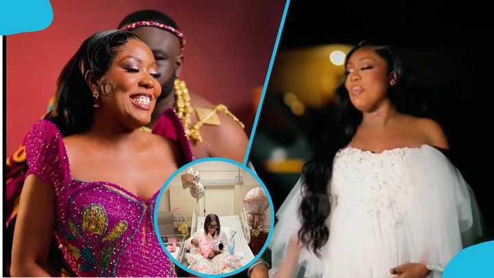 Influencer Kwartemaa Shares First Photos of Her Baby Girl Online