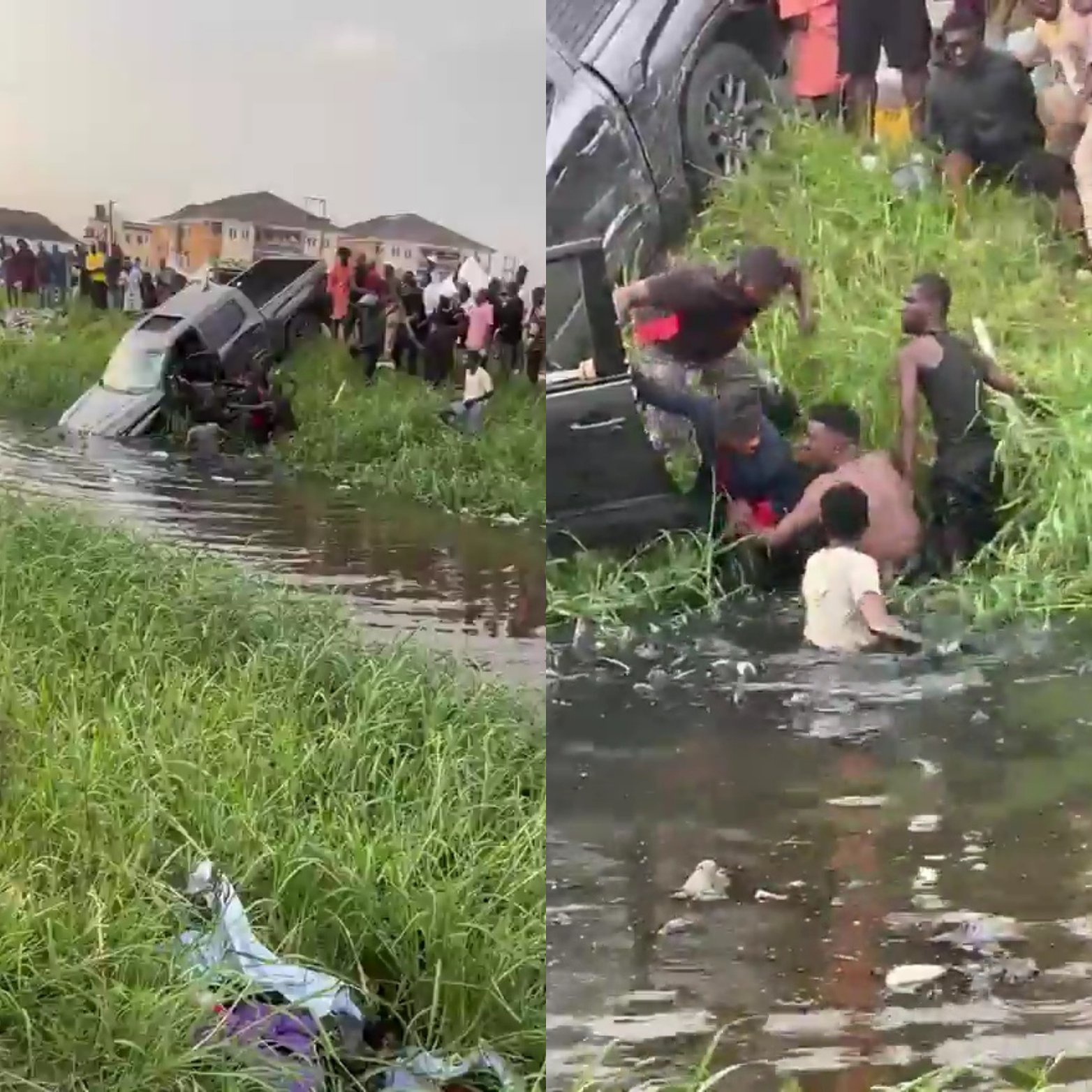Man causes massive damage after driving off with vehicle he pretended he wanted to buy in Lagos
