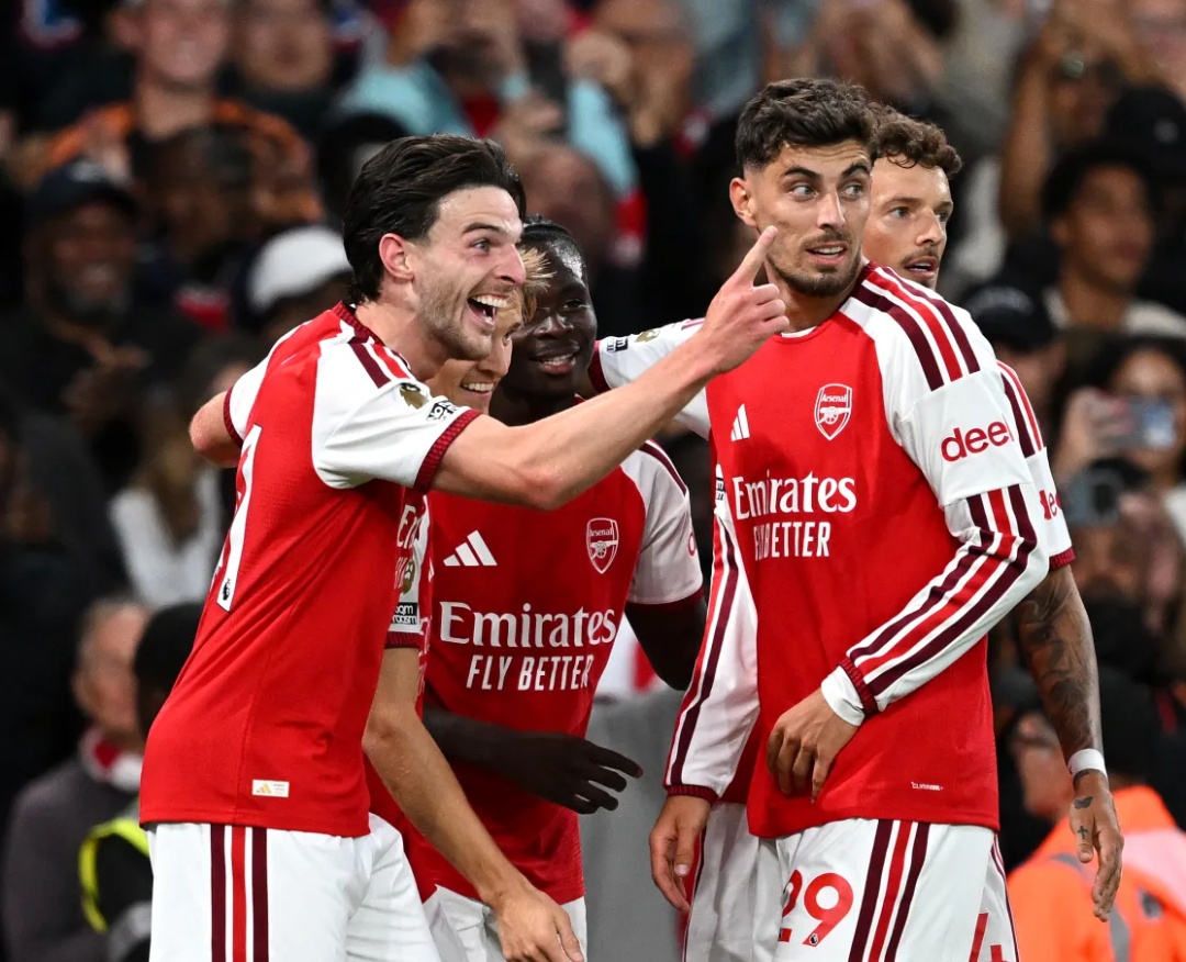 Arsenal Starting XI Confirmed Against Leeds United, Rice And Havertz Included