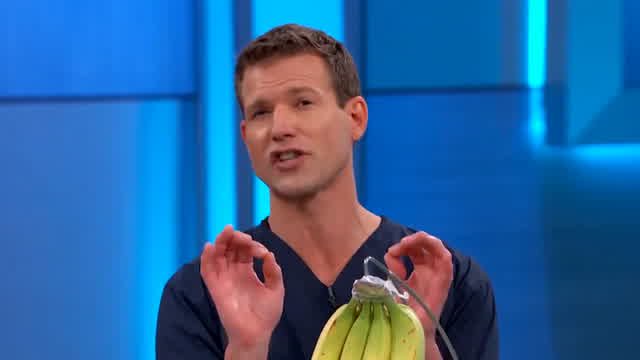 Bananas last longer without turning brown if stored with 1 kitchen item