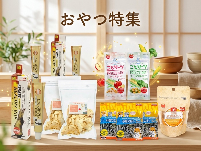 小動物たちのごちそうタイムを楽しもう！