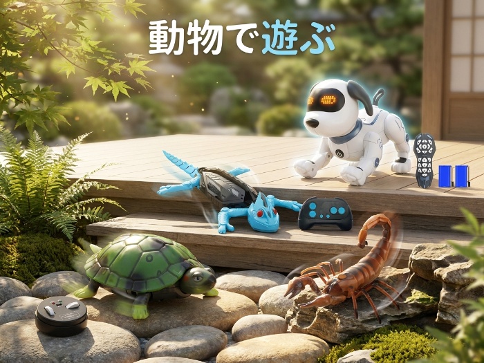 親子でハマる！動く“動物”RC＆ロボットおもちゃ4選
