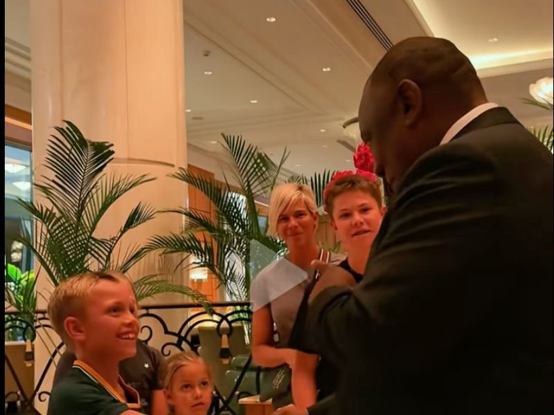 WATCH: Cyril Ramaphosa makes boy’s birthday wish come true