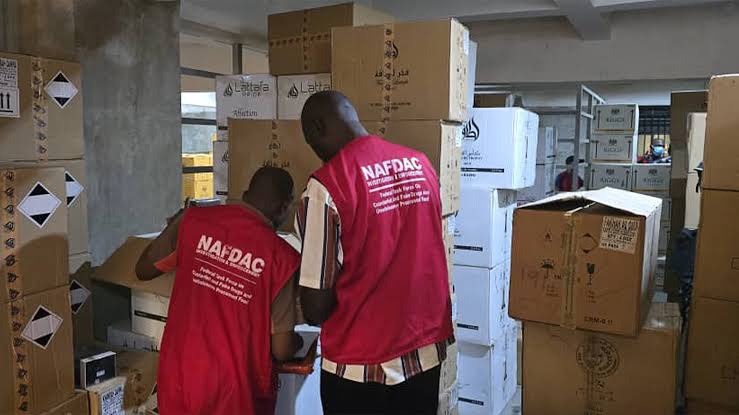 NAFDAC Raids Lagos Trade Fair Complex, Uncovers 20 Illegal Stores, Seizes Fake Drinks Worth ₦2bn