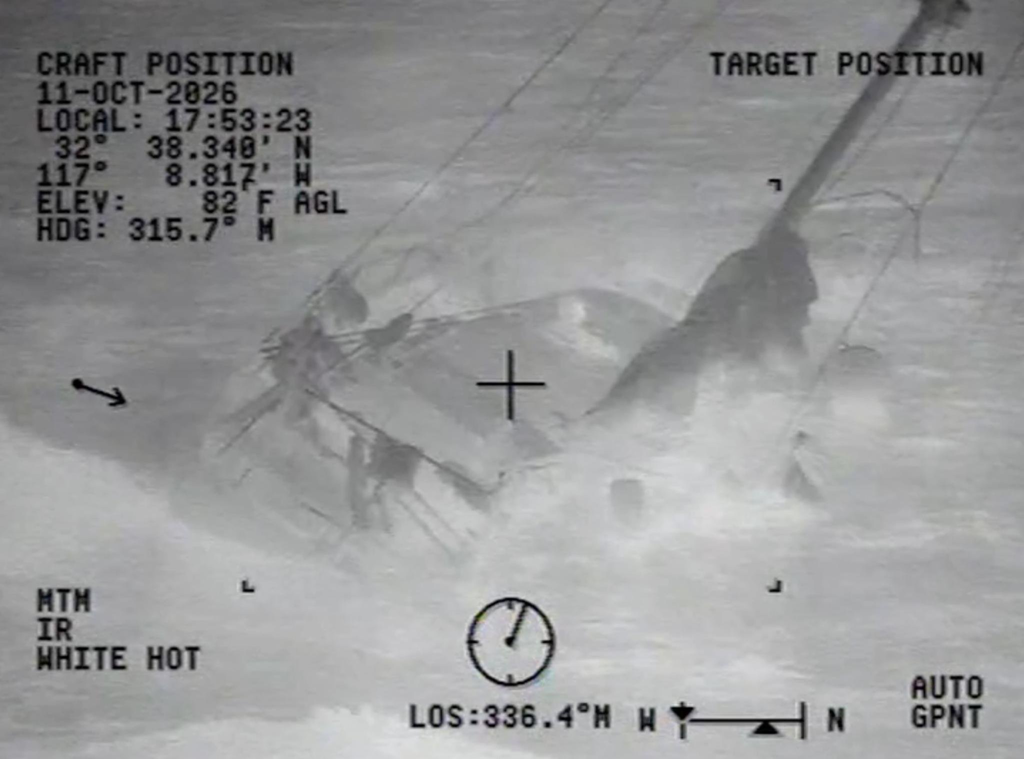Race against time to save California sailor trapped on sinking ship amid monster waves