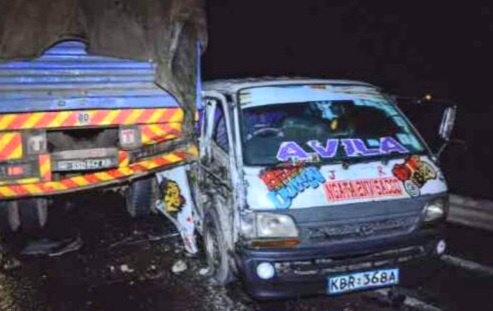 SAD NEWS: 9 People Confirmed Dead as 14-Seater Matatu Full of Passengers Crashes Today