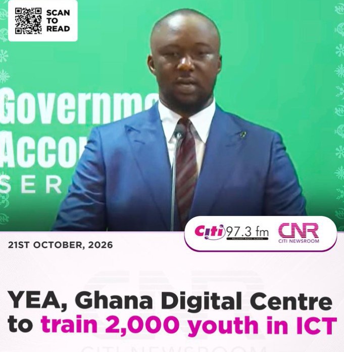 YEA, Ghana Digital Centre Partner to Train 2,000 Youth in ICT for Digital Jobs Boom