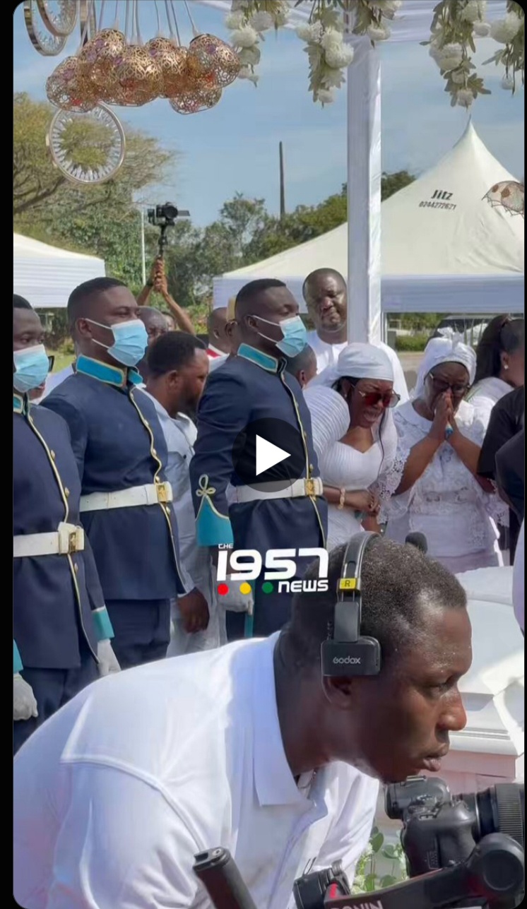 Tears at State House: Grace Nortey’s Family File Past Her Body in Emotional Farewell