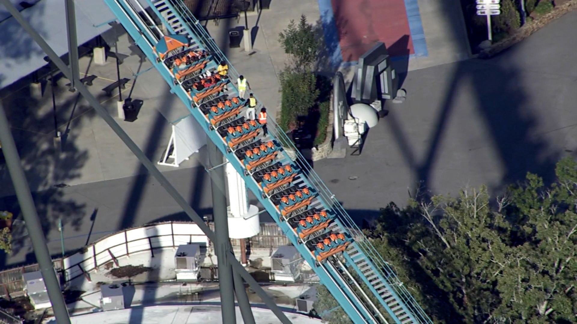 Man dies after falling off roller coaster at Six Flags Over Georgia, police and witnesses say