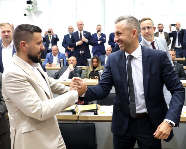 State parliament elects Germany’s first far-right speaker since second world war
