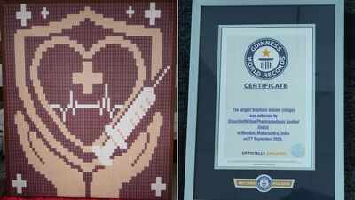 GSK India sets Guinness World Records title with giant brochure mosaic on World Heart Day