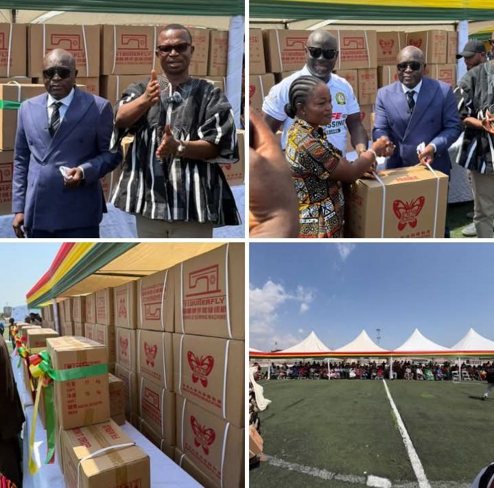 Seidu Agongo and NEIP Begin Distribution of 10,000 Sewing Machines