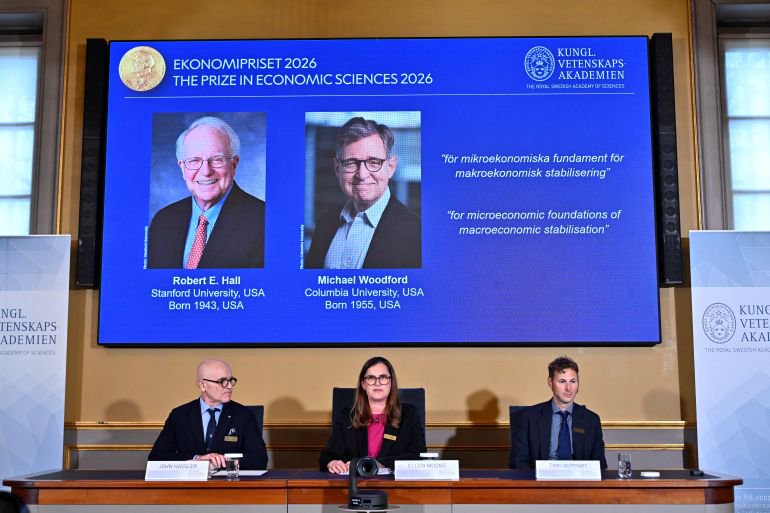 Nobel economics prize awarded to Robert Hall and Michael ⁠Woodford