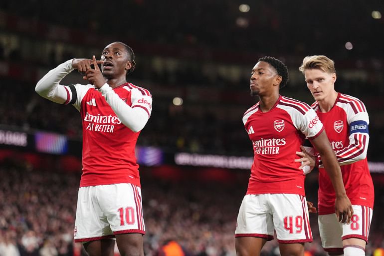 Arsenal beat Lille 3-0 as perfect Champions League start continues